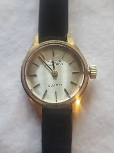 Vintage Accutron Bulova Swiss quartz watch N8 10k RGP - Picture 1 of 4