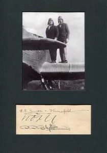 1ST Transatlantic Flight Autographs - Picture 1 of 2