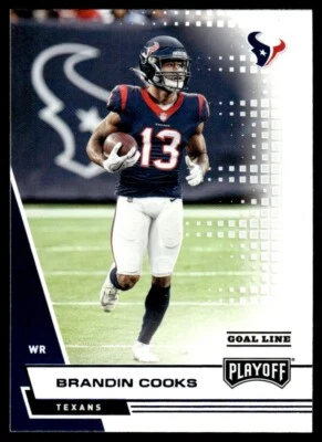 2020 Panini Playoff Goal Line Blue Brandin Cooks Texans #51 Parallel - Image 1 of 2