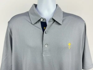 FootJoy Polo Stretch Trophy Ryder Cup Shirt XL Houndstooth Grey Black Sharp - Picture 1 of 5