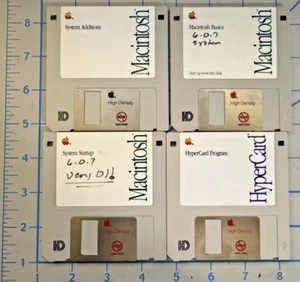 Vintage 1990 Apple Macintosh System Startup Additions Basics v6.0.7 - Complete 4 - Picture 1 of 10