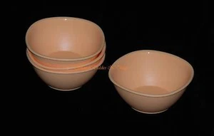 TUPPERWARE LEGACY ~ PEACH APRICOT BOWL SET OF 4 ~ - Picture 1 of 1