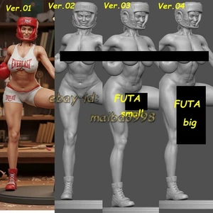 3D Print Female boxer NSFW Garage Kit Figure Model Kit Unpainted Unassemble GK - Picture 1 of 8