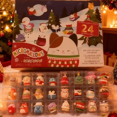 Blind Box Toy Set 24 Day Micromallows Toy Holiday Advent Calendar - Image 1 of 4