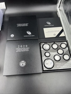 2020 8 Coin Limited Edition Silver Proof Set OGP - Image 1 of 4