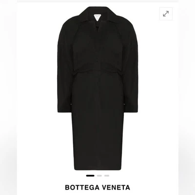 Vestido de trinchera Bottega Veneta Storm con solapa nuevo con etiquetas $2,130 talla 40 EE. UU. 4 Foto 1 de 4