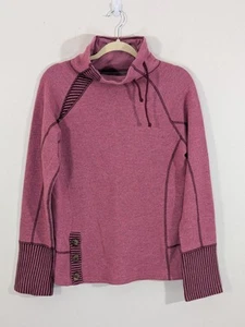 Neu ohne Etikett Prana Pullover Damen Medium beige rosa Stehkragen Wollmischung weiches Sweatshirt - Bild 1 von 10