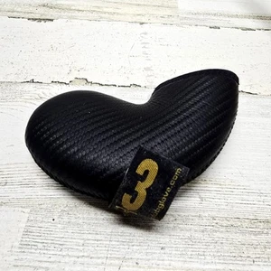 Club Glove 3 Deluxe Guante Negro Piel Neopreno Cubiertas de Hierro de Gran Tamaño - Imagen 1 de 5