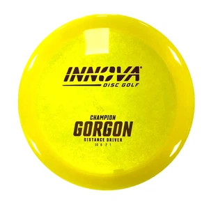 DISC GOLF INNOVA CHAMPION GORGON DISTANCE DRIVER 173-5g YELLOW W/ FADE FOIL - Picture 1 of 1