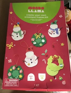 Weihnachten Handwerk Edelstein Kunst Geschenkanhänger Kit-Mondo Llama™. 3 Bausätze. Macht 15 - Bild 1 von 2