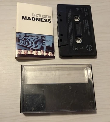 Madness Divine Madness Album Cassette Tape Virgin 1992 - Image 1 of 4