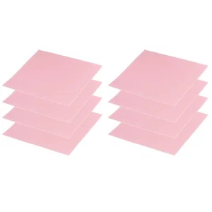 8 Pcs Thermal Pads 100x100x0.3mm for CPU GPU M.2 SSD NVMe Pink - Afbeelding 1 van 7