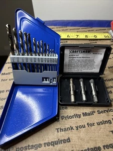 Left-Hand Drill Bit Set 95146 & Easy Screw Out 52154 Screw Bolt Extractor Sets - Bild 1 von 11