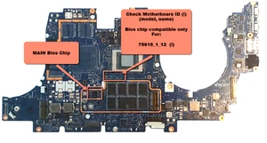Chip Bios para Huawei MateBook 16 2021 CREM-WFG9 para placa base: 75615_1_12 (!) - Imagen 1 de 5