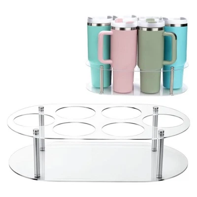 Supporto da Tavolo Trasparente per Bottiglie d'Acqua, Stabile e Pratico - Immagine 1 di 4