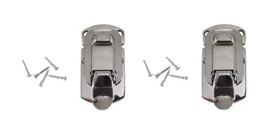2 Pack Penn Elcom L0971N Briefcase/Draw Latches Nickle Finish and Mtg. Screws
