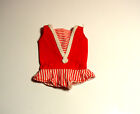 Vintage Skipper Red and White Swimsuit # 0950 Nice Condition