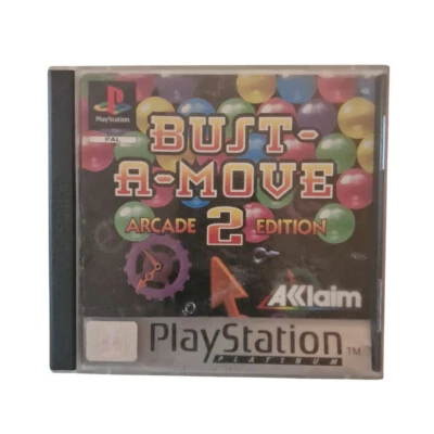 Bust-A-Move 2 Arcade Edition PS1 PAL - Puzzle Matching Game - Complete with Manu - Image 1 of 3