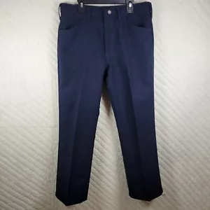 Wrangler 82NV Pant Tag 34x30 Measures 34x27 Polyester Dress Slacks Made in USA - Picture 1 of 8