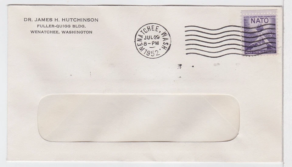 TurtlesTradingPost- Wenatchee, Washington 1952 Commemorative Doctors Corner Card - Image 1 of 1