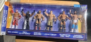 WWE Mattel 6-Pack Action Figures Superstar Collection Walmart CENA REY SIN CARA - Picture 1 of 6
