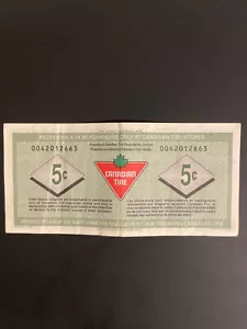 Canadian Tire Money 1992 (5 cents bill) - Picture 1 of 5