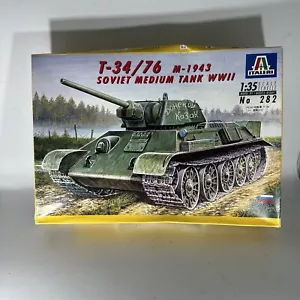 Kit tanque medio soviético Italeri T-34/76 M-1943 WWll escala 1:35 #282 - Imagen 1 de 2
