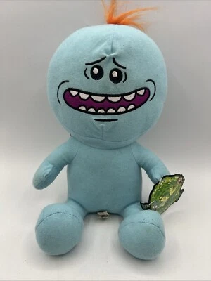 Boneco de pelúcia Mr. Meeseeks 10” Rick & Morty oficial licenciado brinquedo de fábrica - Imagem 1 de 4