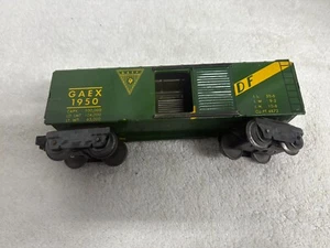 MARX VINTAGE  TINPLATE GAEX DF SILDING DOOR BOX CAR GAEX 1950  "O"/02. - Picture 1 of 6