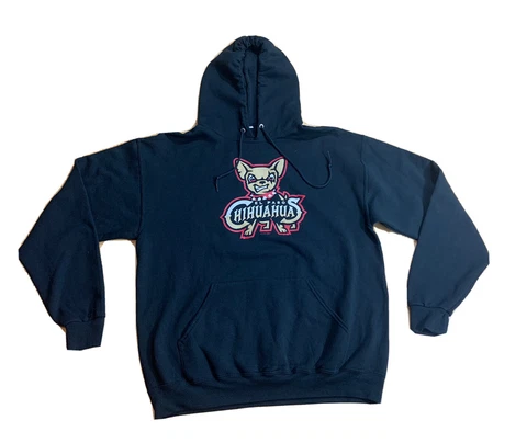 El Paso Chihuahua’s Men’s Minor League Baseball Hoodie Sweatshirt Size Large Cover