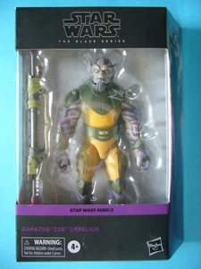 STAR WARS 6" LA SERIE NEGRA REBELDES EXCLUSIVOS - GARAZEB "ZEB" ORRELIOS SIN USAR, EN CAJA - Imagen 1 de 5