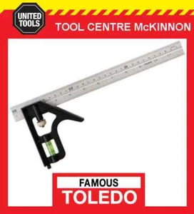 FAMOUS TOLEDO CS30012 12” / 300mm COMBINATION SQUARE - Picture 1 of 5