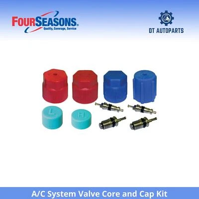 For 1994-1997 Geo Metro A/C System Valve Core and Cap Kit 4 Seasons 1995 1996 - Image 1 of 4