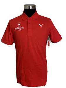 Camisa polo roja voluntaria pequeña de la Copa Américas Puma para hombre nueva - Imagen 1 de 9
