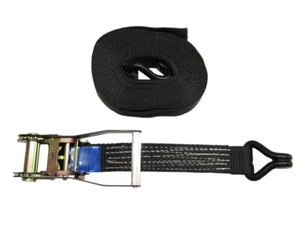 Tie Down Ratchet Strap 50MM x 3M 5T X1 (Black 5000KG Cargo Lashing Claw Hook) - Picture 1 of 1