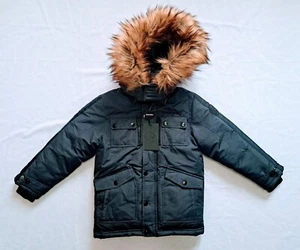 Diesel Kids Down Winter Parka Jacket Size 7 - Picture 1 of 22