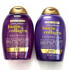 OGX Thick & Full Biotin & Collagen Volumizing Shampoo & Conditioner 13 Floz Each - Picture 1 of 5