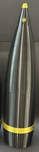 Fake 3D Printed Plastic Inert Howitzer 155mm D544 Shell Round - Unpainted - Picture 1 of 2