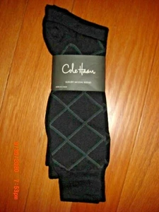 BNWT~Men's~Cole Haan Luxury Modal Blend Dress Socks~3 PACK~BLACK~ONE SIZE~BUY ME - Picture 1 of 2