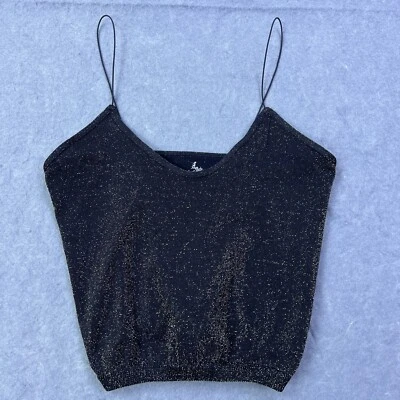 Camiseta sin mangas Free People Intimately para mujer M/L correa ajustada Brami crop brillante cami Foto 1 de 4