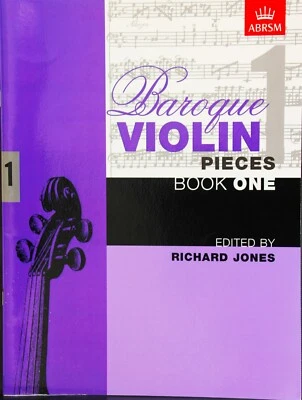 Baroque Violin Pieces Book 1 edited by Richard Jones - Image 1 of 2