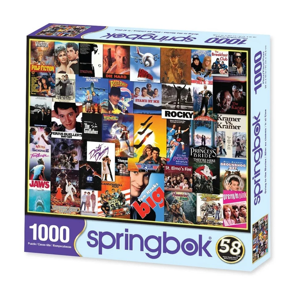 Going to the Movies Springbok Jigsaw Puzzle 1000 Pieces 24" " 33-10889