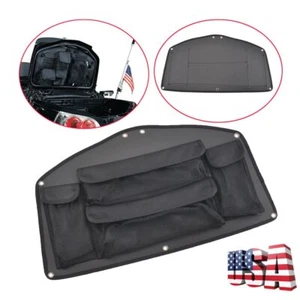 Black Rear Trunk Lid Organizer Tool Bag Fits For Honda Goldwing 1800 2001-2017 - Foto 1 di 12