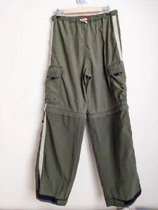 Men’s Vintage Abercrombie & Fitch Nylon Convertible Cargo Pants to Shorts Medium - Picture 1 of 11