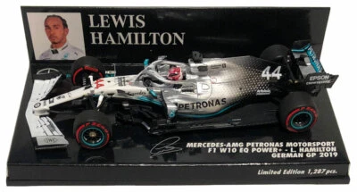 Minichamps Mercedes F1 W10 German GP 2019 - Lewis Hamilton 1/43 Scale - Image 1 of 2