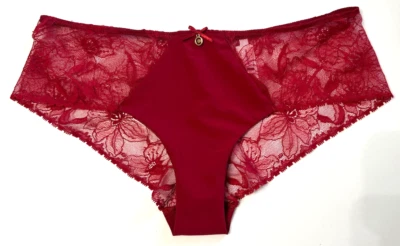 Chantelle MEDIUM Orchids Hipster Panty 21U4 NWOT Red - Image 1 of 4