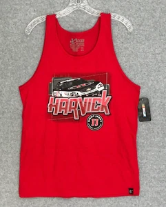 NASCAR Kevin Harvick Tank Top Shirt Mens Medium Red Sleeveless Tee (Jimmy Johns) - Picture 1 of 8