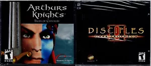Disciples II Dark Prophecy and Arthur's Knights Tales of Chivalry Pc New XP - Picture 1 of 2