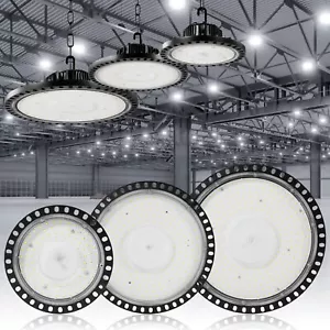 100W 200W 300W LED Hallenbeleuchtung Deckenstrahler Hallenstrahler Industrielamp - Bild 1 von 281