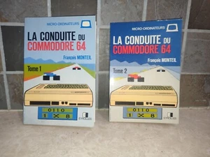Livre Rare Jeux Video Retro La conduite du Commodore 64 tome 1 & 2 Monteil - Afbeelding 1 van 3
